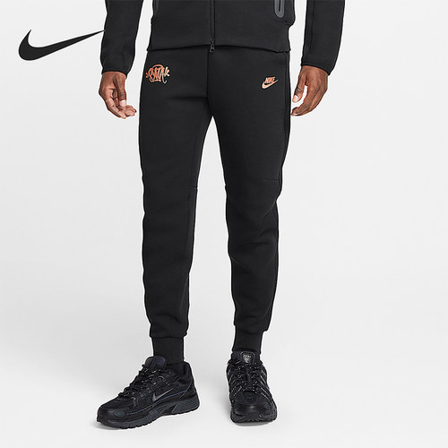Nike/耐克正品Tech Fleece男士系带针织束脚休闲运动裤HQ3749-010