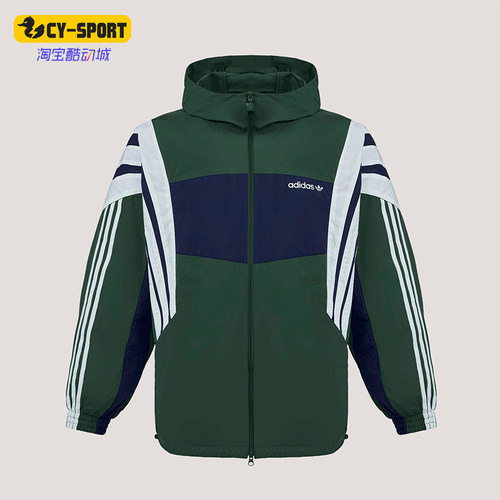 Adidas/阿迪达斯正品三叶草男士宽松时尚运动梭织耐穿外套KW4810