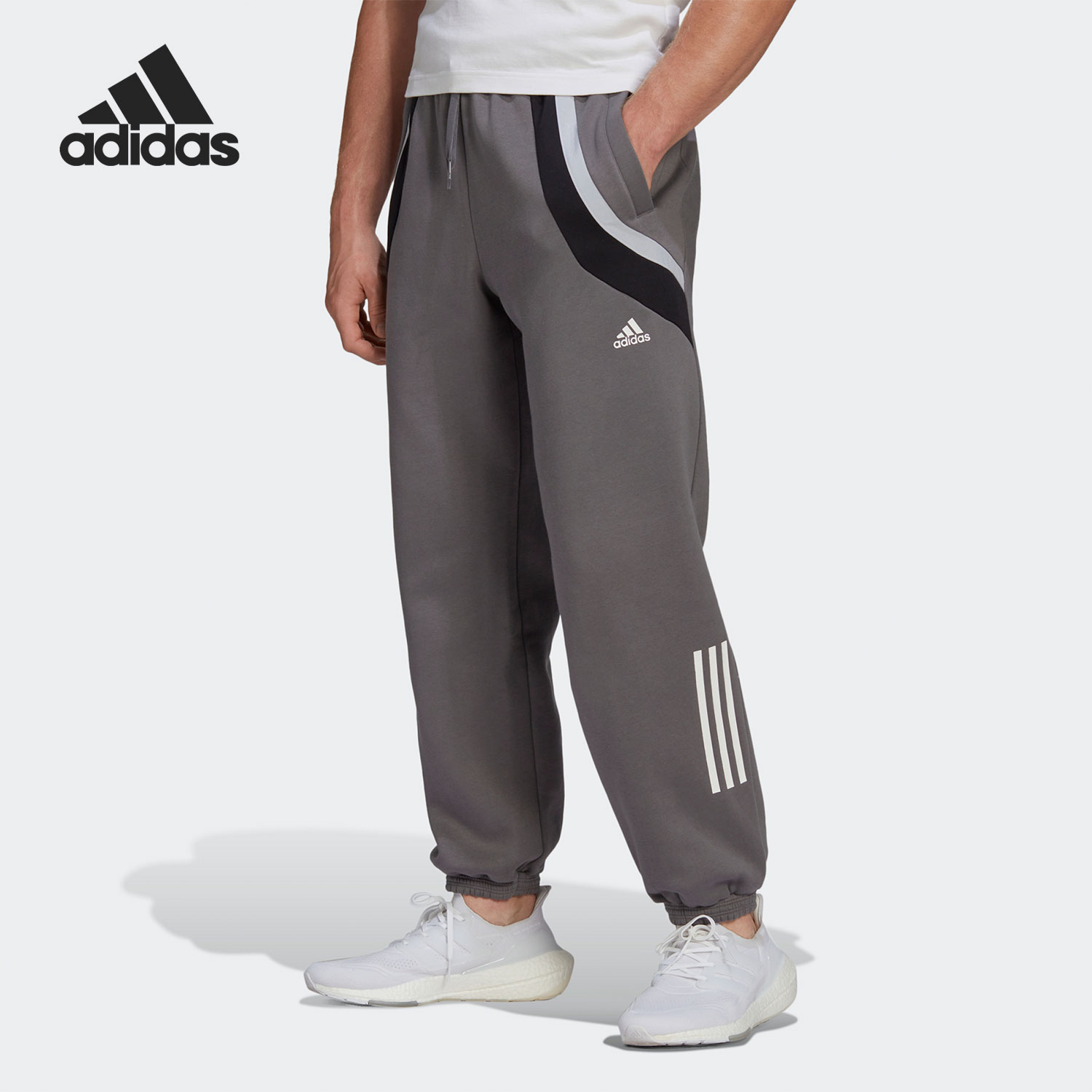 Adidas/阿迪达斯正品冬季新款男子运动宽松长裤HP1895