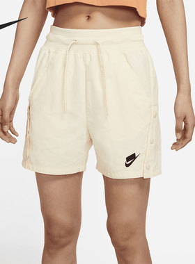 Nike/耐克正品夏新款跑步健身侧排扣宽松女子短裤 DC5487-113