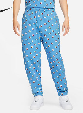 Nike/耐克正品X HELLO KITTY FLEECE男子运动长裤DR5518-412