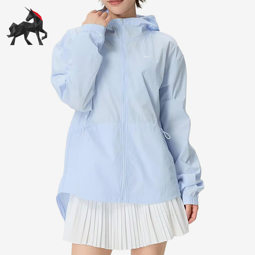 Nike/耐克正品连帽纯色舒适长袖夹克新款经典夹克外套IF1167-412