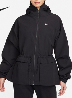 Nike/耐克官方正品春季新款女士拒水防晒梭织连帽夹克FN3670-010