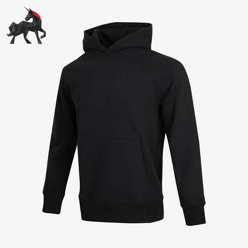 阿迪达斯男士简约针织连帽卫衣