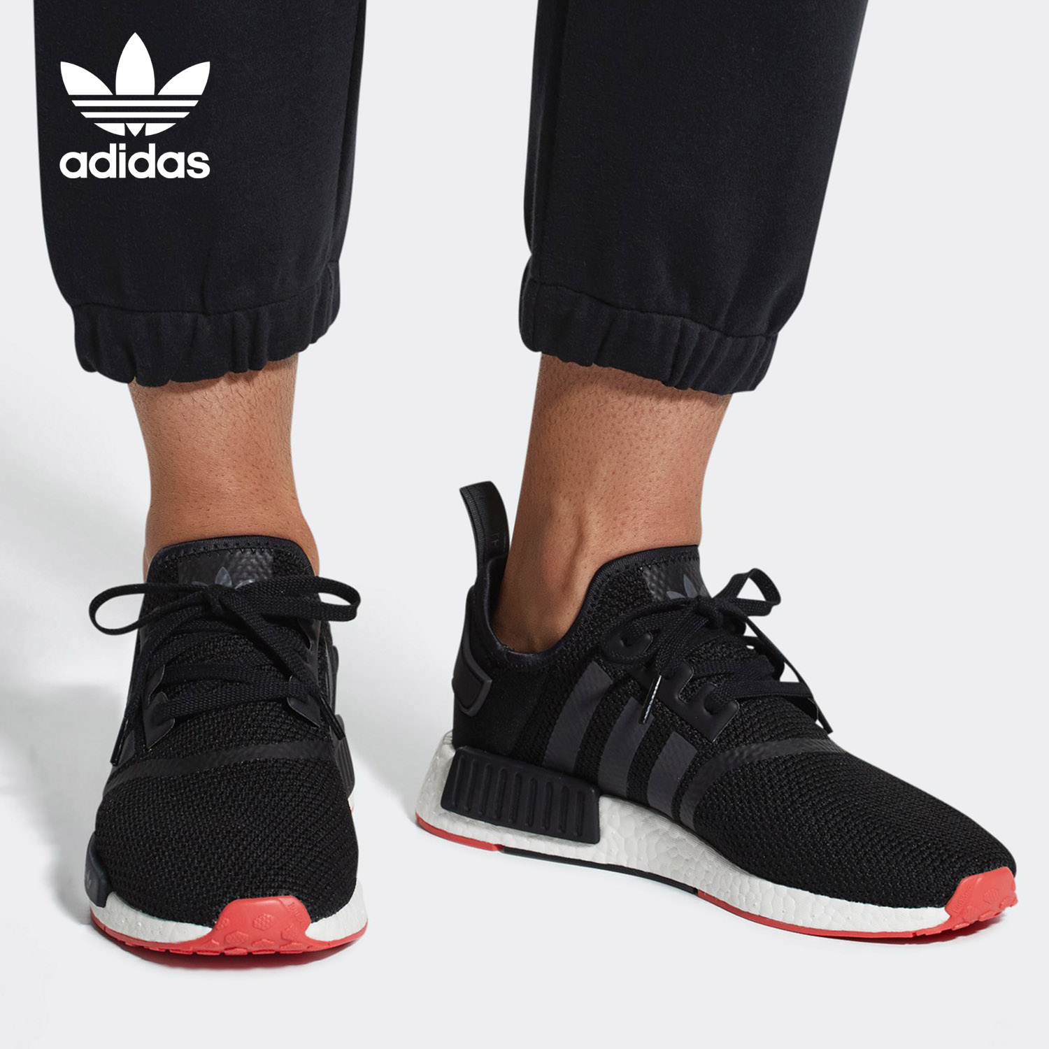 Adidas/阿迪达斯正品 NMD_R1 三叶草男子低帮运动鞋休闲鞋 CQ2413