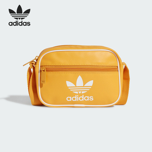 阿迪达斯正品 Adidas 三叶草男女休闲迷你运动单肩包IX7485