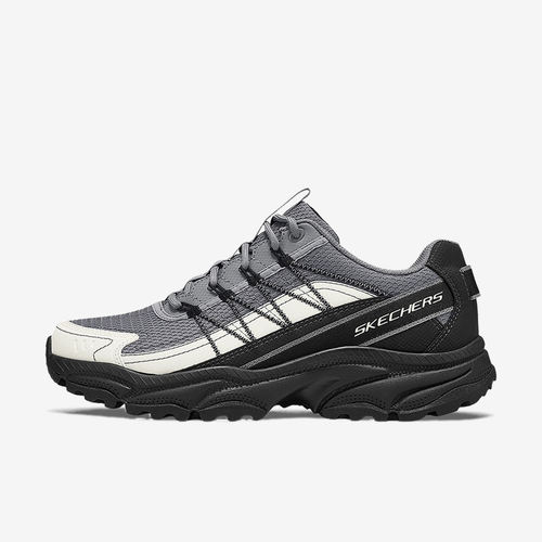 Skechers斯凯奇正品VIGOR AT男厚底减震越野徒步鞋237748C-BKGY