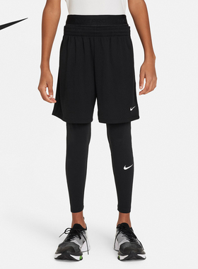 Nike/耐克官方正品新款大童弹力透气舒适训练运动长裤FJ6821-010