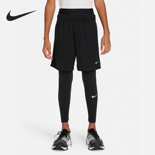 FJ6821 Nike 大童弹力透气舒适训练运动长裤 新款 010 耐克官方正品