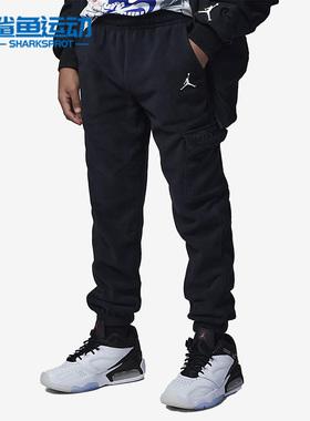 Nike/耐克正品Jordan Air新款大童运动休闲舒适针织长裤FB9488-01