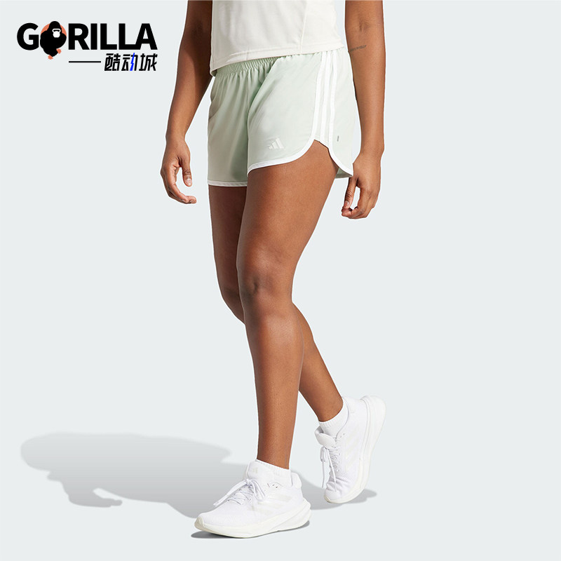 阿迪达斯女士运动宽松透气短裤