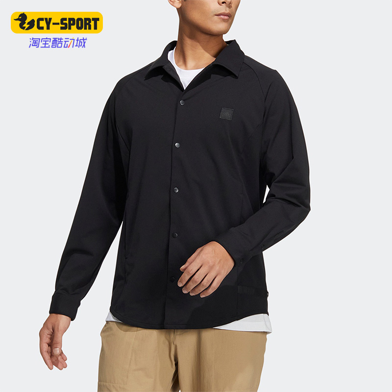 Adidas/阿迪达斯正品春季新款高尔夫男子运动休闲夹克 H64639