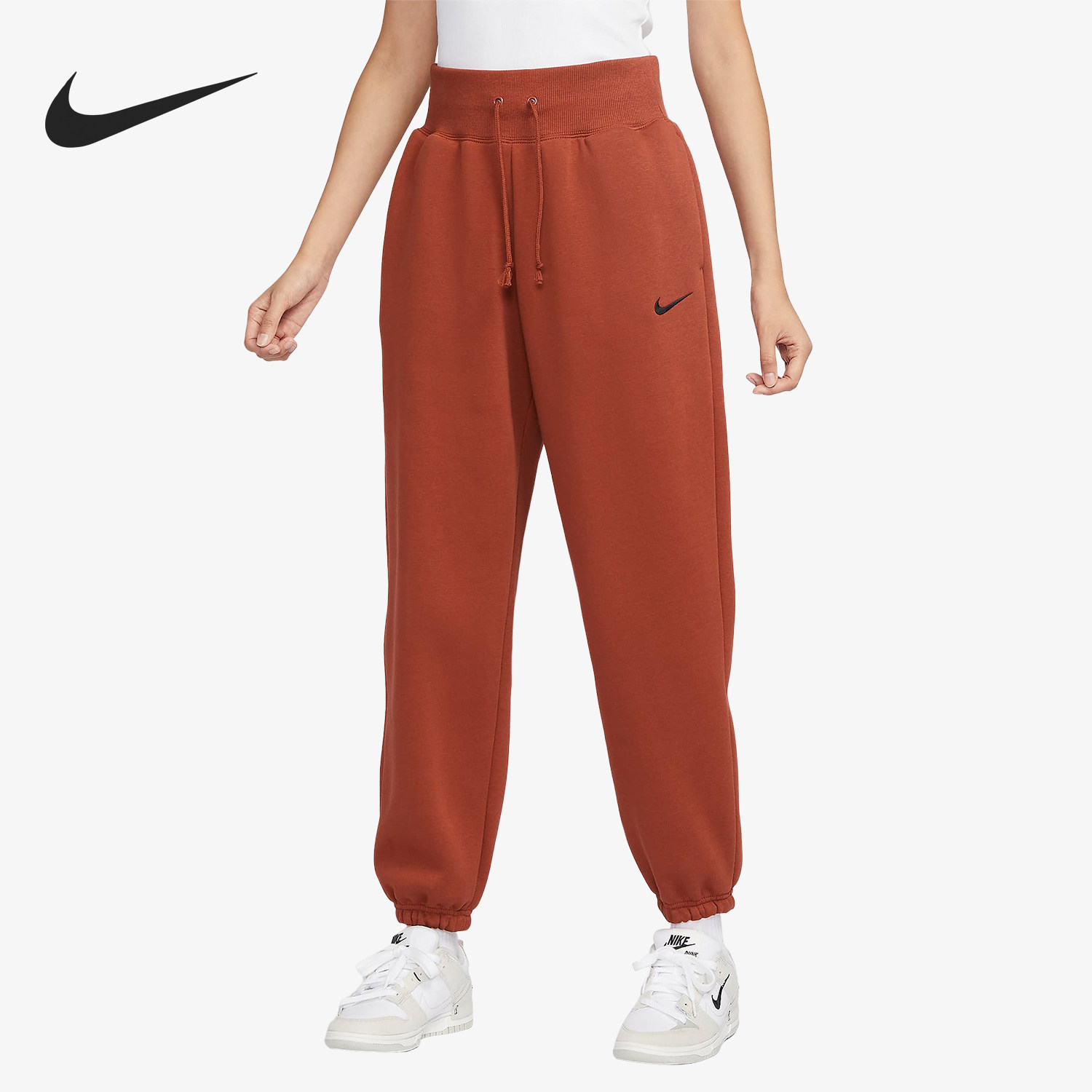 Nike/耐克官方正品新款女士针织保暖宽松运动休闲长裤DQ5888-832,运动服/休闲服装,运动长裤,淘宝优惠券,粉丝福利购,淘宝优惠卷