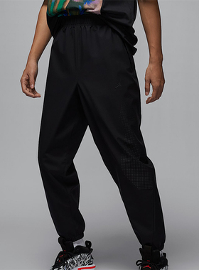 Nike/耐克正品JORDAN男士梭织束脚训练热身长裤HF9891-010