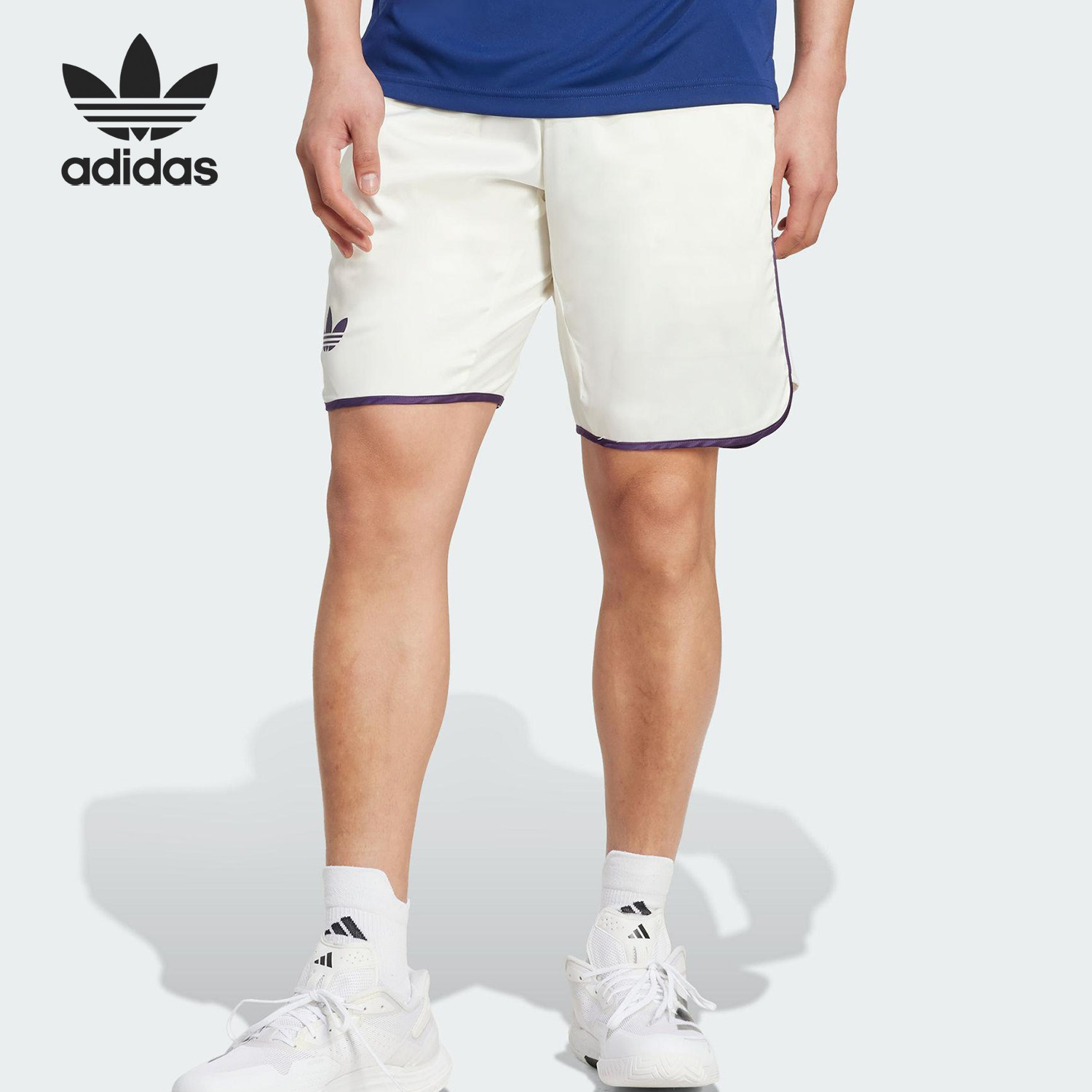 Adidas/阿迪达斯官方正品三叶草男士缎面网球比赛运动短裤JY4850,运动服/休闲服装,运动中长裤／短裤,淘宝优惠券,粉丝福利购,淘宝优惠卷