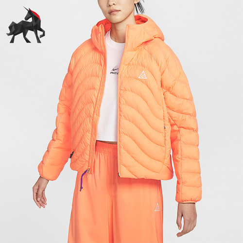 Nike/耐克正品2026春季款女士日常连帽运动保暖棉服HM9964-833