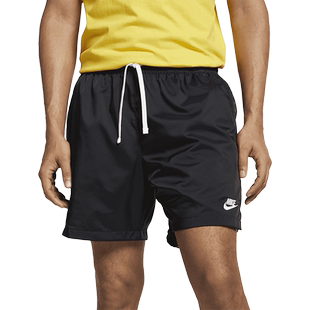 Nike/耐克正品 当季新款男子运动休闲系带小LOGO短裤AR2383-010