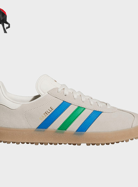 Adidas/阿迪达斯正品空GAZELE新款粉笔白蓝色经典休闲鞋JI4165