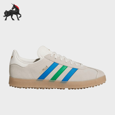 Adidas/阿迪达斯正品 GAZELE新款粉笔白蓝色休闲鞋JI4165