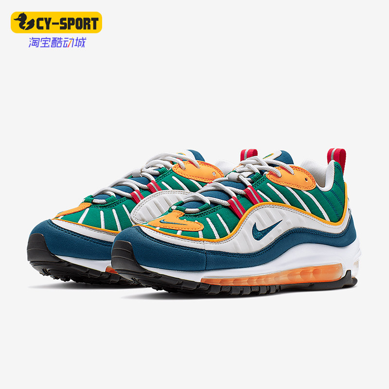 Nike/耐克正品AIR MAX 98女士全掌气垫运动跑步鞋AH6799-601