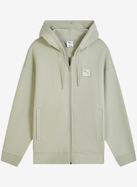 Puma/彪马正品ES新款男浅灰绿宽松柔软经典运动夹克外套636315-68