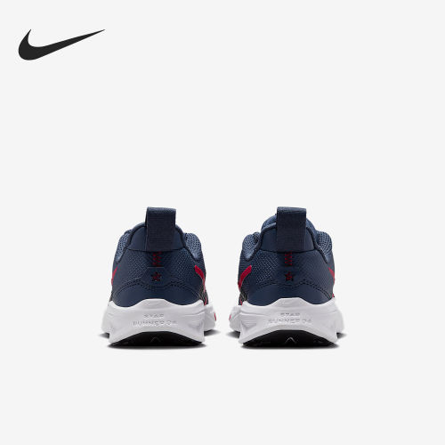 Nike/耐克正品Downshifter12新款女深蓝红色跑步鞋DX7614-406