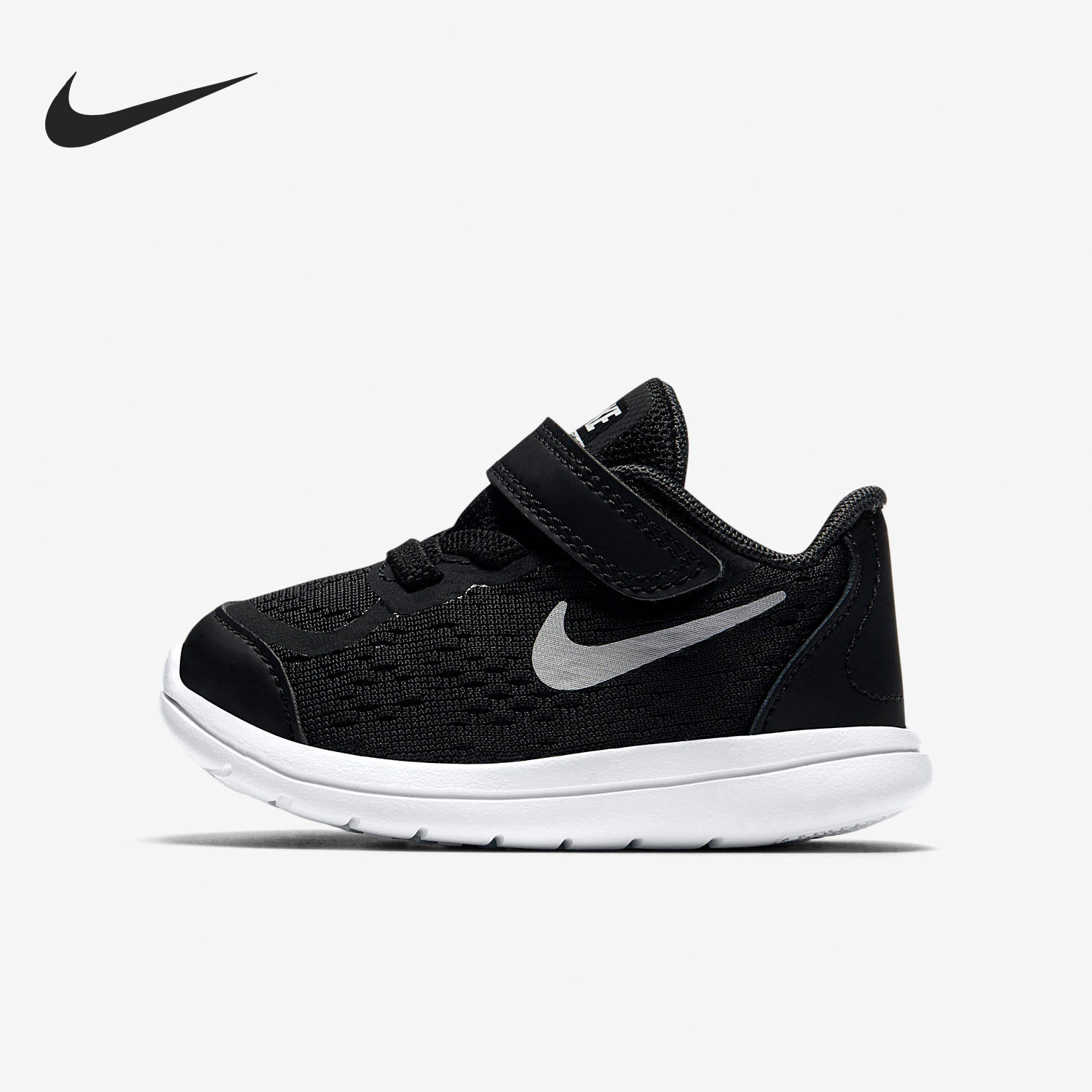 Nike/耐克正品运动小童透气低帮厚底魔术贴休闲鞋904239-001
