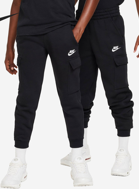 Nike/耐克正品新款大童加绒保暖休闲运动针织长裤FD3012-010