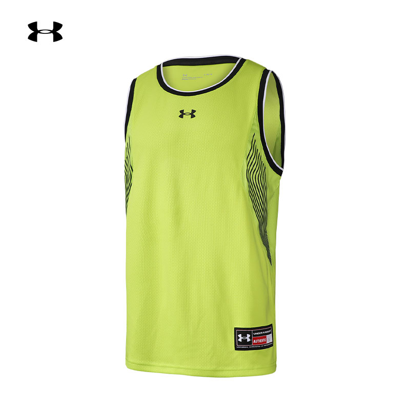 安德玛男子篮球针织背心