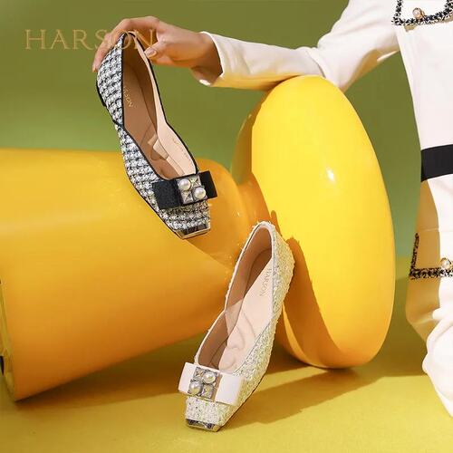 HARSON哈森24春季新品舒适平底女鞋HS247143