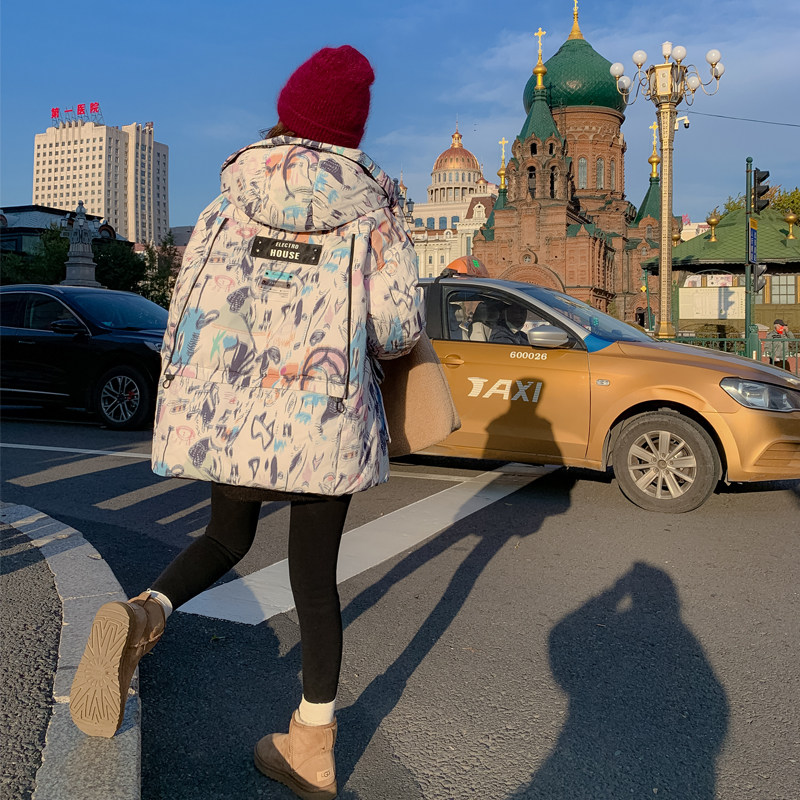 独特超好看短款羽绒服女冬高级设计感小众女生洋气欧货外套潮,女装羽绒服,浙宝267