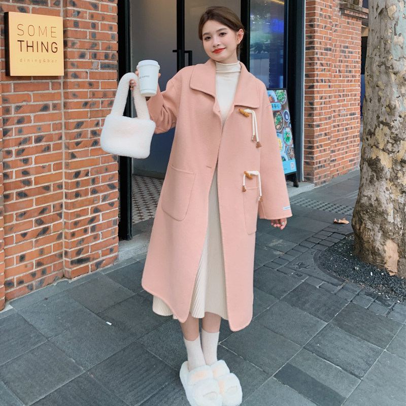 已出货22年秋冬新款双面羊绒外套223C81P255K368,女装毛呢外套,浙宝267