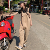 现货22年春季新款背带裤女两件套223C17背带裤P85TP30K168，女装连体裤，浙宝267