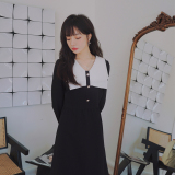 现货2023年秋季新款连衣裙223C01P100K158，女装连衣裙，浙宝267