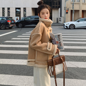 2023年冬季新款皮毛一体外套267-6301P170控258图片