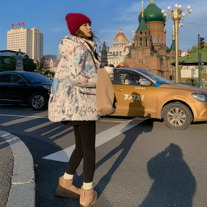 独特超好看短款羽绒服女冬高级设计感小众女生洋气欧货外套潮，女装羽绒服，浙宝267