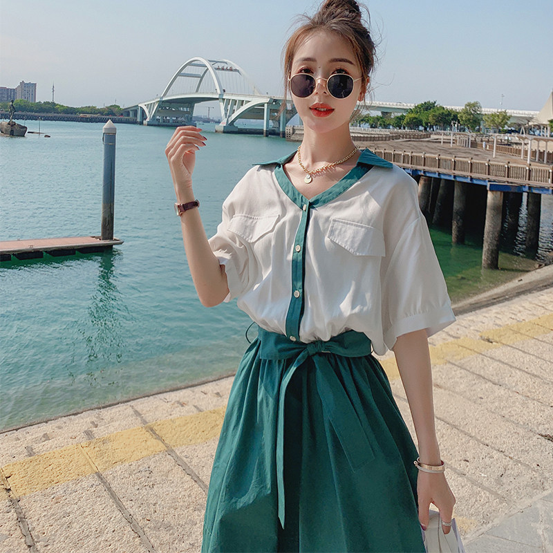 现货 2022年夏季新款连衣裙223A338P110控价158图片