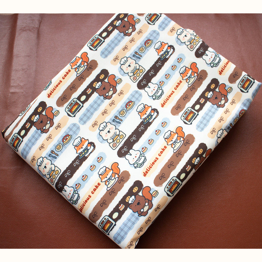 卡通布料细帆布布料diy手工印花布料包包布料可爱桌布宿舍早餐熊,居家布艺,海绵垫/布料/面料/手工diy,淘宝优惠券,粉丝福利购,淘宝优惠卷