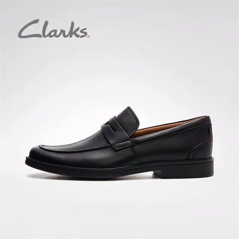 商场同款新款clarks其乐男鞋英伦正装皮鞋套脚便鞋Un Aidric Step