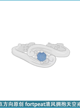 原创fortpeat周边戒指