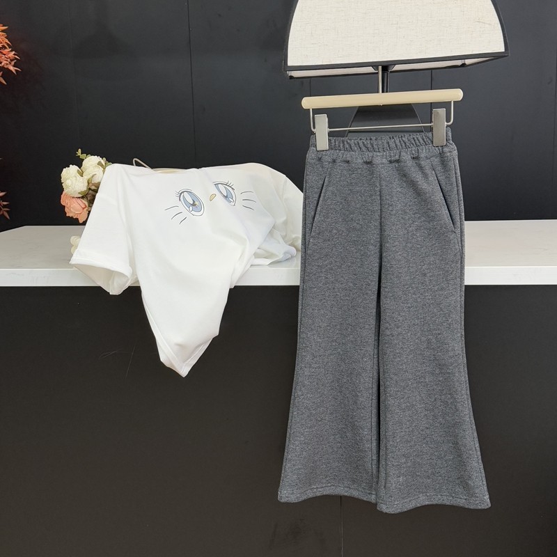 leomama【长腿神裤】女童春季2025喇叭裤百搭休闲裤中大童裤子,童装/婴儿装/亲子装,裤子,淘宝优惠券,粉丝福利购,淘宝优惠卷