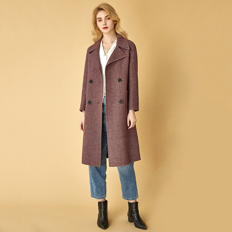 [New berserk in]9 high end of the charm HE1E0068 wool Two-sided overcoat Fur coatin the Women's clothing/Boutique , Woolen jacket  category - from Buy2taobao.com to provide professional Taobao agent buy service