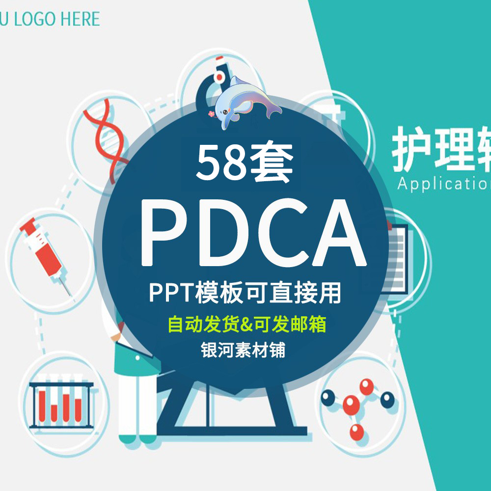 含内容护理品管圈PPT PDCA循环案例QCC小组活动成果汇报