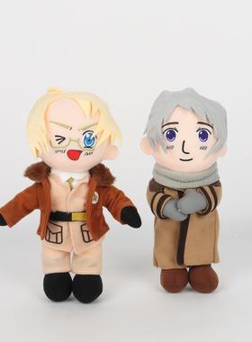 跨境新品Hetalia: Axis Powers黑塔利亚动漫周边毛绒玩具公仔娃娃