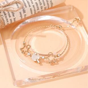 WTT香港总决赛2025-圣诞乒乓手链轻奢小众高级赛事纪念品手绳礼物