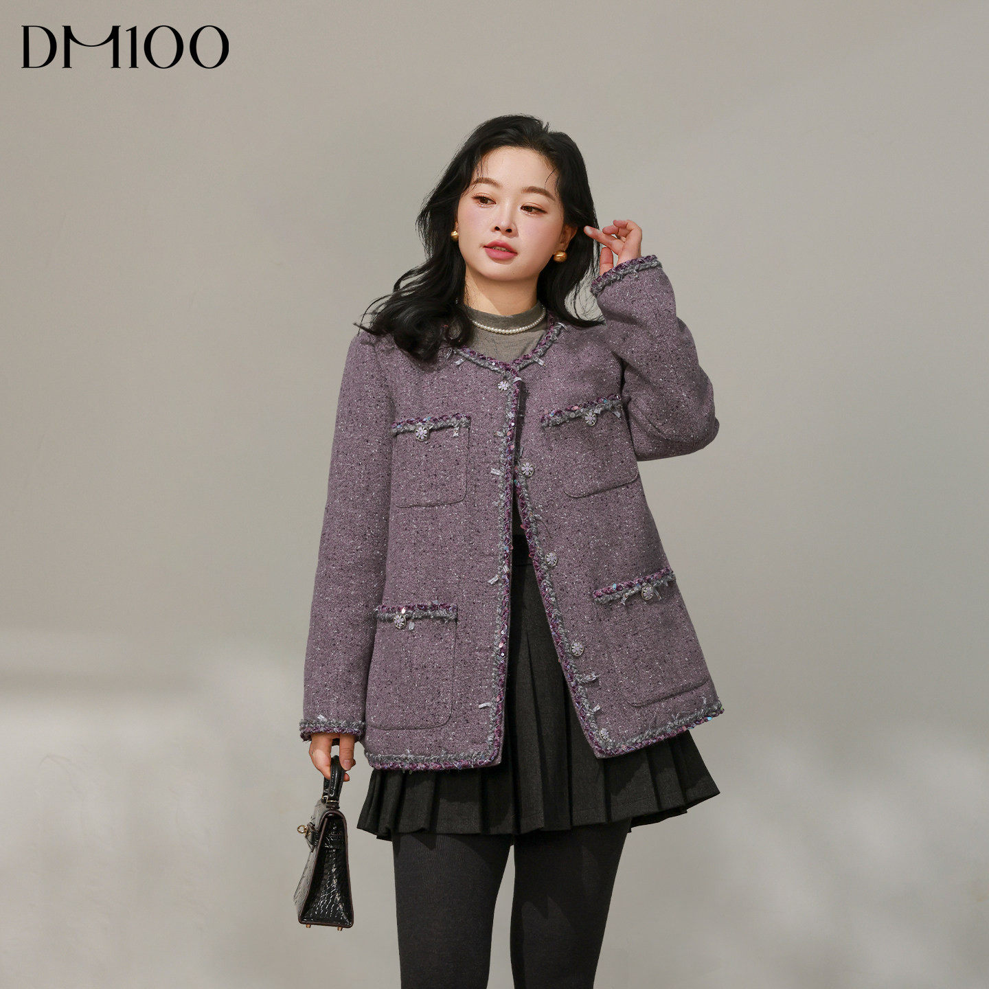 DM100大码百分百女装微胖mm冬季气质正肩花边羽绒内胆小香风外套,女装/女士精品,大码羽绒服,淘宝优惠券,粉丝福利购,淘宝优惠卷