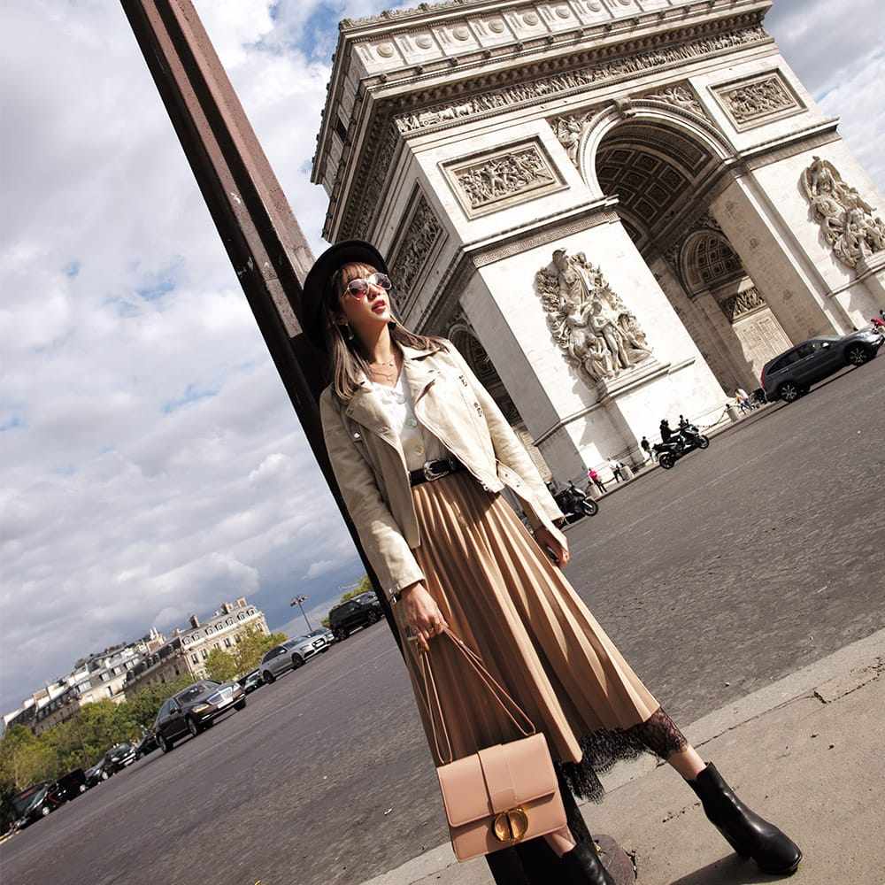 Anu 珠光蕾絲兩面穿百褶裙 MAJOR made在类目 女装/女士精品, 半身裙中 - 来自Buy2taobao.com提供专业的淘宝代购服务