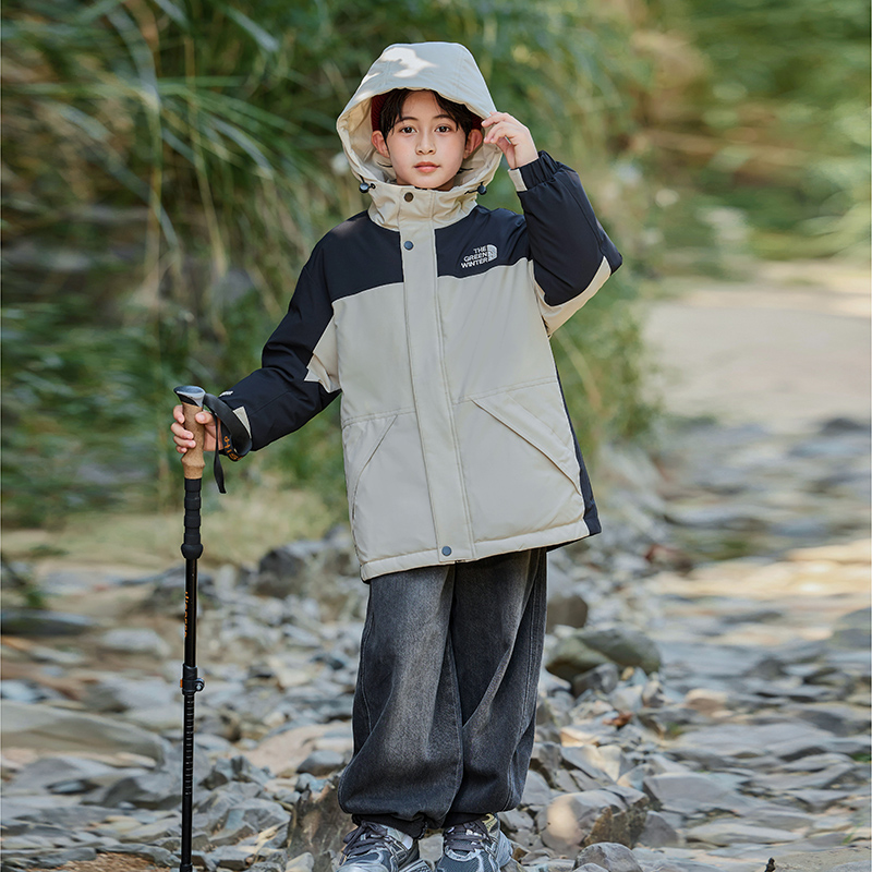 儿童羽绒服男女童中长款2025新款洋气中大童韩版加厚保暖冬季外套