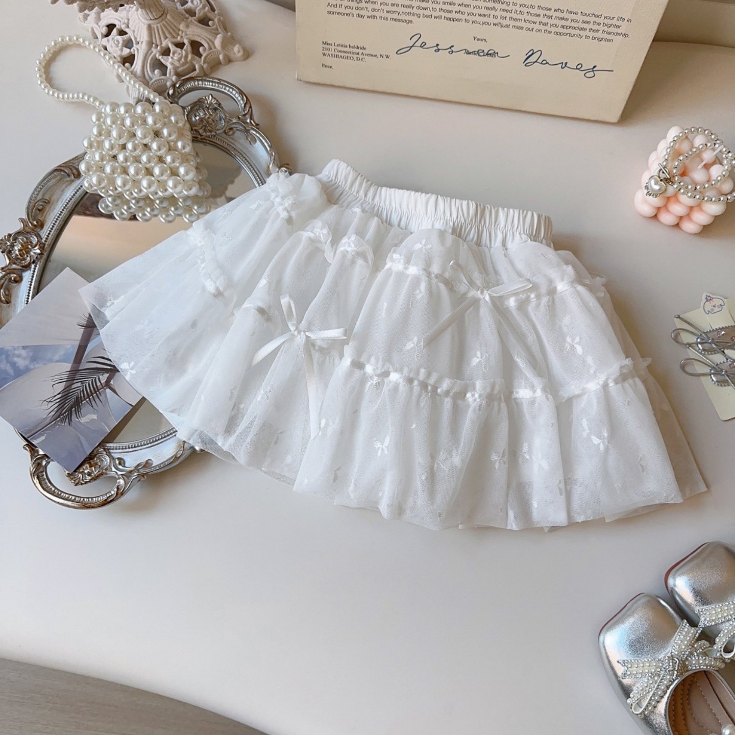 2026女童韩系蕾丝短裙春秋季新款女宝宝洋气时尚百搭网纱半身裙子,童装/婴儿装/亲子装,半身裙,淘宝优惠券,粉丝福利购,淘宝优惠卷