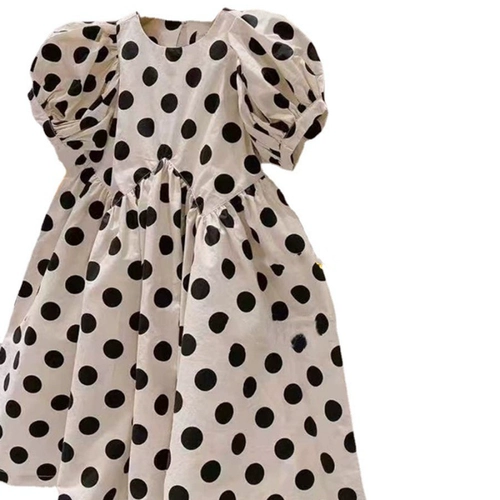 Платье, летняя одежда, детский наряд маленькой принцессы, юбка, в западном стиле, рукава фонарики